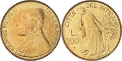 World Coins - Coin, VATICAN CITY, John Paul II, 200 Lire, 1980, Roma, FDC.AN 2,