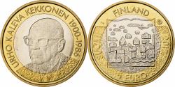 World Coins - Finland, 5 Euro, Urho Kaleva Kekkonen, 2018, Vantaa, Bi-Metallic,