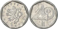 World Coins - Coin, Czech Republic, 20 Haleru, 1996, , Aluminum, KM:2.1