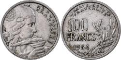 World Coins - France, 100 Francs, Cochet, 1954, Beaumont - Le Roger, Copper-nickel,