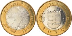 World Coins - Finland, 5 Euro, 2011, Vantaa, , Bi-Metallic, KM:171