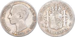 World Coins - Coin, Spain, Peseta, 1876