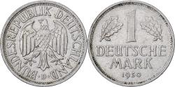 World Coins - Federal Republic of Germany, Mark, 1950, Munich, Copper-nickel,