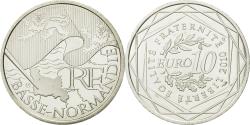 World Coins - France, 10 Euro, Basse Normandie, 2010, , Silver, KM:1647