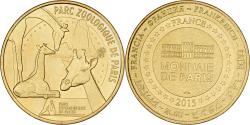World Coins - France, Token, Parc Zoologique de Paris, 2015, Copper-nickel Aluminium, MDP