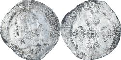 World Coins - Coin, France, Henri III, 1/2 franc au col gaufré, 1587, Paris,