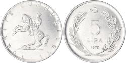 World Coins - Coin, Turkey, 5 Lira, 1975, , Stainless Steel, KM:905