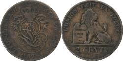 World Coins - Belgium, Leopold II, 2 Centimes, 1876, Brussels, Copper, , KM:35.1