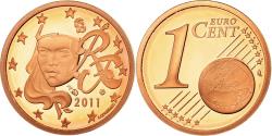 World Coins - France, Euro Cent, 2011, Proof, , Copper Plated Steel, KM:1282