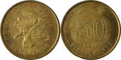 World Coins - Coin, Hong Kong, 50 Cents, 1993