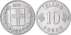 World Coins - Coin, Iceland, 10 Aurar, 1971