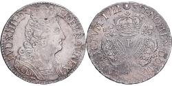 World Coins - France, Louis XIV, 1/2 Ecu aux trois couronnes, 1711, Dijon, Silver,