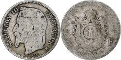 World Coins - Coin, France, Napoleon III, Franc, 1868, Strasbourg, Large BB, , Silver