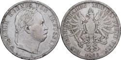 World Coins - Germany, Kingdom of Prussia, Wilhelm I, Vereinstaler, 1866, Berlin, Silver