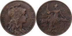 World Coins - France, 10 Centimes, Dupuis, 1908, Paris, Bronze, , Gadoury:277, KM:843