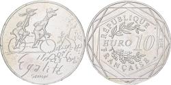 World Coins - France, 10 Euro, 2014, Monnaie de Paris, Sempé Égalité Printemps,