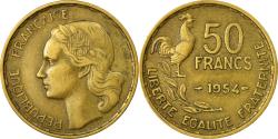 World Coins - Coin, France, Guiraud, 50 Francs, 1954, Paris, , Aluminum-Bronze