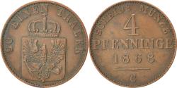 World Coins - Coin, German States, PRUSSIA, Wilhelm I, 4 Pfennig, 1868, Cleves,