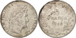World Coins - Coin, France, Louis-Philippe, 5 Francs, 1845, Lille, , Silver
