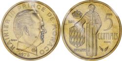 World Coins - Coin, Monaco, Rainier III, 5 Centimes, 1976, ESSAI,