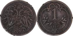 World Coins - Coin, Austria, Heller, 1910