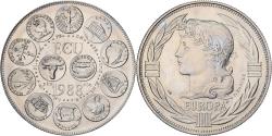 World Coins - France, Medal, Ecu Europa, Marianne, 1988, Copper-nickel, Rodier,