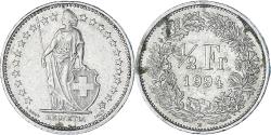 World Coins - Coin, Switzerland, 1/2 Franc, 1994, Bern, , Copper-nickel, KM:23a.3