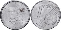 World Coins - France, 1 Centime, Metal error, 2013, MDP, Steel,