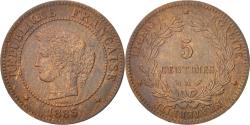 World Coins - Coin, France, Cérès, 5 Centimes, 1883, Paris, , Bronze, KM:821.1