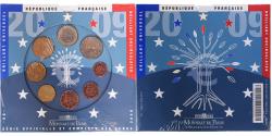World Coins - France, Monnaie de Paris, Euro-Set, 2009, BU, , (No Composition)