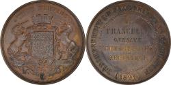 World Coins - France, Medal, Dénombrement Quinquennal, Ville d'Amiens, Society, 1891