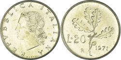World Coins - Coin, Italy, 20 Lire, 1971, Rome, , Aluminum-Bronze, KM:97.2