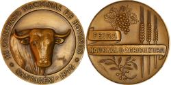 World Coins - Portugal, Medal, III Concurso Nacional de Bovinos, Santarém, 1973, Leonel