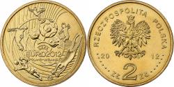 World Coins - Poland, 2 Zlote, 2012, Warsaw, Brass, , KM:823