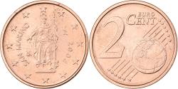 World Coins - San Marino, 2 Euro Cent, 2004, Rome, Copper Plated Steel, , KM:441