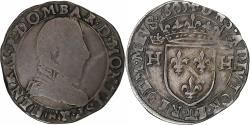 World Coins - Principality of Dombes, Henri II de Bourbon-Montpensier, 1/2 Teston, 1605