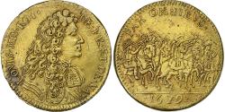 World Coins - France, Token, Louis XIV, Flandre Française, Nimègue, 1679, Brass,