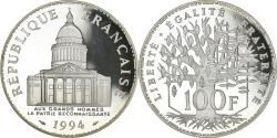 World Coins - Coin, France, Panthéon, 100 Francs, 1994, Paris, Proof, , Silver