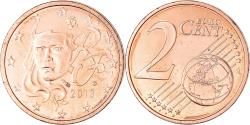 World Coins - France, 2 Euro Cent, 2013, Paris, BU, , Copper Plated Steel, Gadoury:2