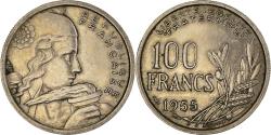 World Coins - Coin, France, Cochet, 100 Francs, 1955, Beaumont - Le Roger,