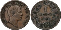 World Coins - Grand Duchy of Baden, Friedrich I, Kreuzer, 1856, Copper, , KM:232