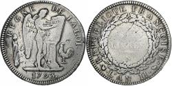 World Coins - France, Écu de 6 livres françoise, 1793 / AN II, Montpellier, Silver