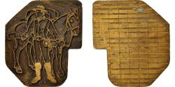 World Coins - France, Medal, Cheval et son Cavalier, , Bronze