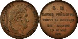 World Coins - Coin, France, 5 Francs, 1831, Rouen, , Bronze, KM:M20a, Gadoury:679c
