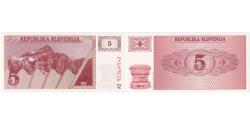 World Coins - Slovenia, 5 (Tolarjev), UNC(65-70)