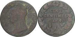 World Coins - Coin, France, Dupré, 5 Centimes, AN 8/5, Paris, , Copper, Gadoury:126a