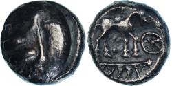 Ancient Coins - Coin, Remi, 1/4 statère aux segments, 70-52 BC, , Bronze