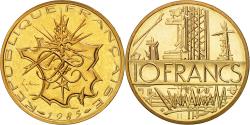 World Coins - Coin, France, Mathieu, 10 Francs, 1985, Paris, , Nickel-brass, KM:940