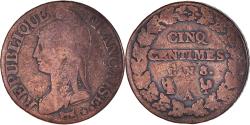 World Coins - Coin, France, Dupré, 5 Centimes, AN 8, Paris, , Bronze, KM:640.1