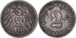 World Coins - Coin, GERMANY - EMPIRE, Wilhelm II, 2 Pfennig, 1914, , Copper, KM:16